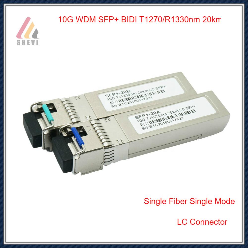 10G WDM SFP BIDI 1270/1330nm 20km, LC SFP + Ʈù..